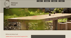 Desktop Screenshot of helsenhout.be