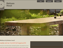 Tablet Screenshot of helsenhout.be